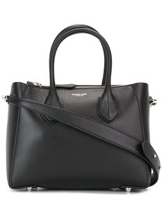 small logo embossed shoulder bag Michael Kors