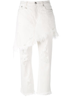 double layer raw jeans R13