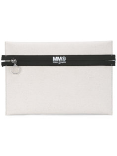 printed text clutch bag  Mm6 Maison Margiela