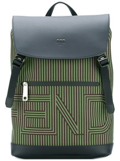 рюкзак в полоску с логотипом  Fendi
