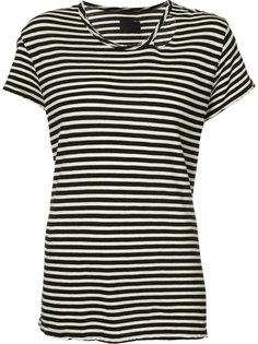 striped distressed trim T-shirt Rta