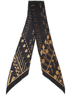 Rockins printed skinny scarf Rockins