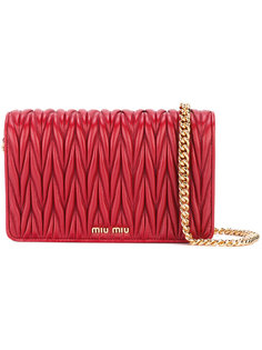 стеганая сумка через плечо Miu Miu