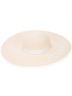 embroidered sequin hat Eugenia Kim