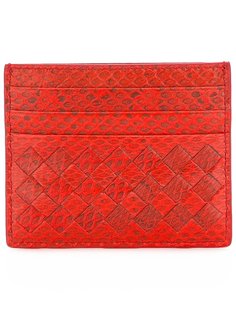 плетеная визитница Bottega Veneta