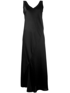 платье без рукавов с V-образным вырезом DKNY
