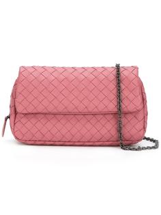 сумка-мессенджер с плетеным дизайном Bottega Veneta