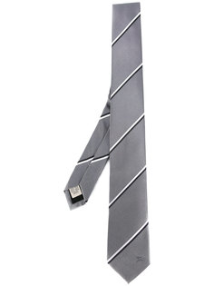 галстук в диагональную полоску Burberry