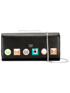 сумка через плечо с заклепками Fendi