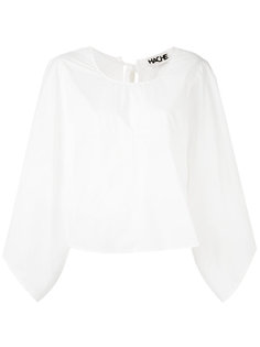 flared sleeves blouse  Hache
