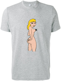 porn star print T-shirt  Aspesi