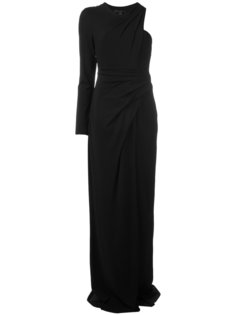 asymmetric draped one sleeve gown Alexander Wang