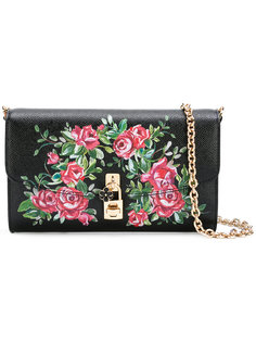 сумка через плечо с принтом роз Dolce &amp; Gabbana