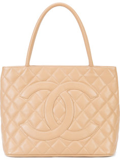 logo quilted tote Chanel Vintage