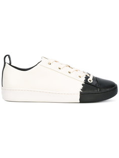Brayden Luxe Classic Court Sneakers DKNY