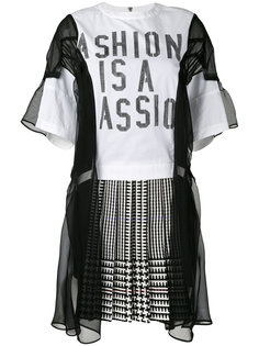 Fashion is a Passion combination dress Sacai