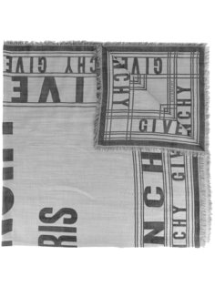 logo print scarf Givenchy