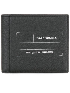 кошелек с принтом-печатью Balenciaga