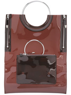 ring handle vinyl tote bag Toga