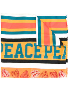 полосатый шарф peace  Paul Smith