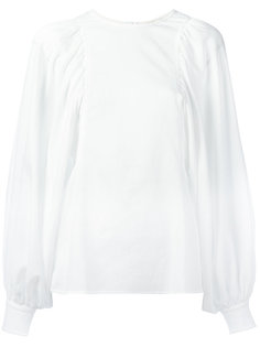 блузка с присборенными манжетами Céline