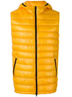 zipped hooded gilet Herno
