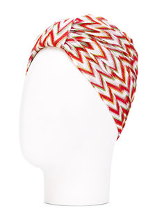 crochet knit turban headband Missoni