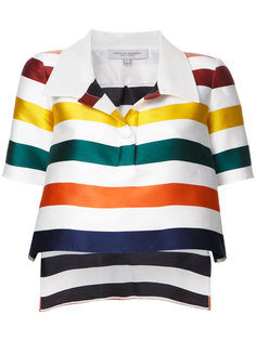 cropped striped blouse Carolina Herrera