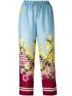 floral print trousers Blugirl