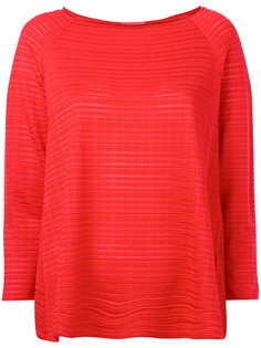 sheer striped jumper Armani Collezioni