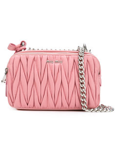 стеганая сумка на плечо Miu Miu