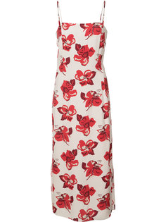 floral print fitted dress Adam Lippes