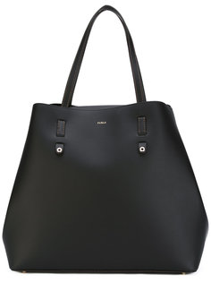 сумка-тоут с принтом-логотипом Furla