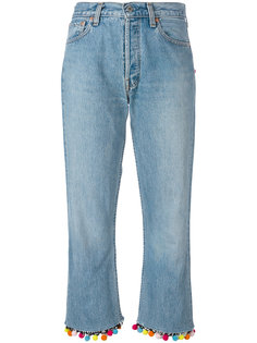 pompom cropped jeans Forte Couture