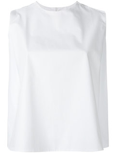 flared crop blouse Maison Kitsuné