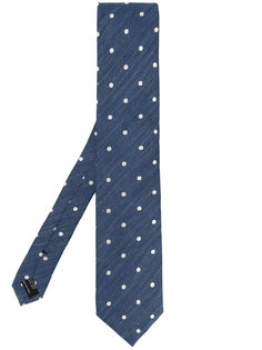 классический галстук с принтом в горох Tom Ford