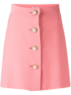 buttoned a-line skirt  Miu Miu
