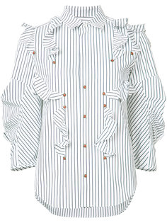 striped ruffle blouse Toga