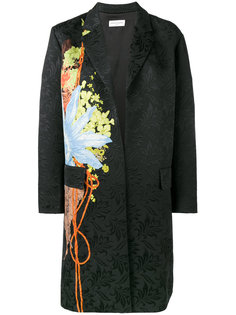 жаккардовое пальто с цветочным узором Dries Van Noten