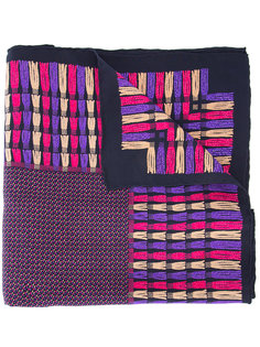 tassel patterned scarf Chanel Vintage