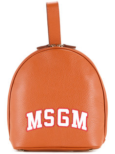 logo print backpack MSGM