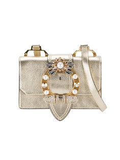 сумка Madras с блестящей отделкой Miu Miu