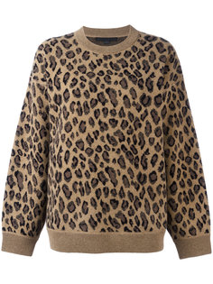 leopard print sweater Alexander Wang