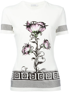 floral print T-shirt Versace Collection