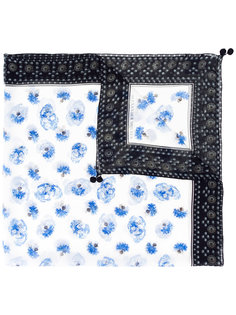 floral panel scarf Alexander McQueen