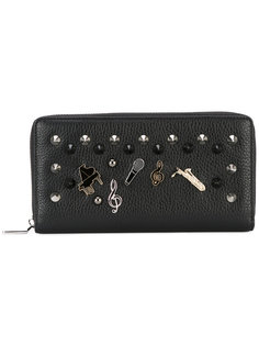 удлиненный кошелек со значками и заклепками Dolce &amp; Gabbana
