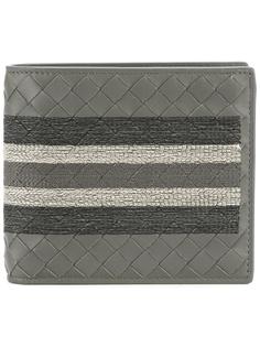 бумажник с плетеным дизайном Bottega Veneta