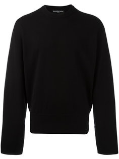 джемпер с отделкой в рубчик Balenciaga