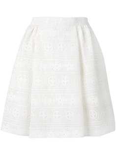 elasticated waist A-line skirt Red Valentino