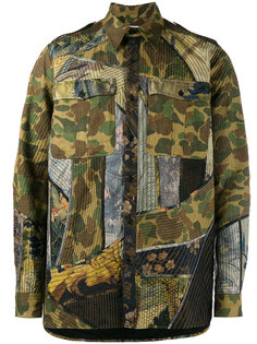 рубашка с камуфляжным принтом  Dries Van Noten